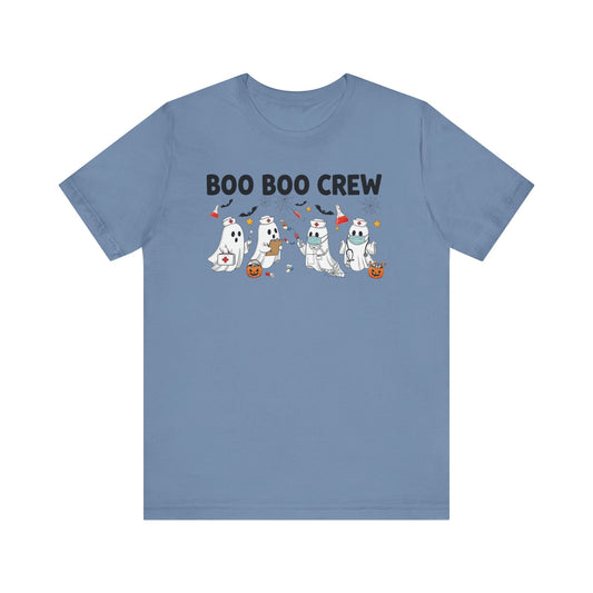 Boo Boo Crew T-Shirt - Fun Halloween Tee, Unisex Tee, Cute Ghost Shirt, Fall Fashion, Halloween Costume Top