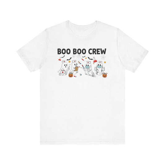Boo Boo Crew T-Shirt - Fun Halloween Tee, Unisex Tee, Cute Ghost Shirt, Fall Fashion, Halloween Costume Top