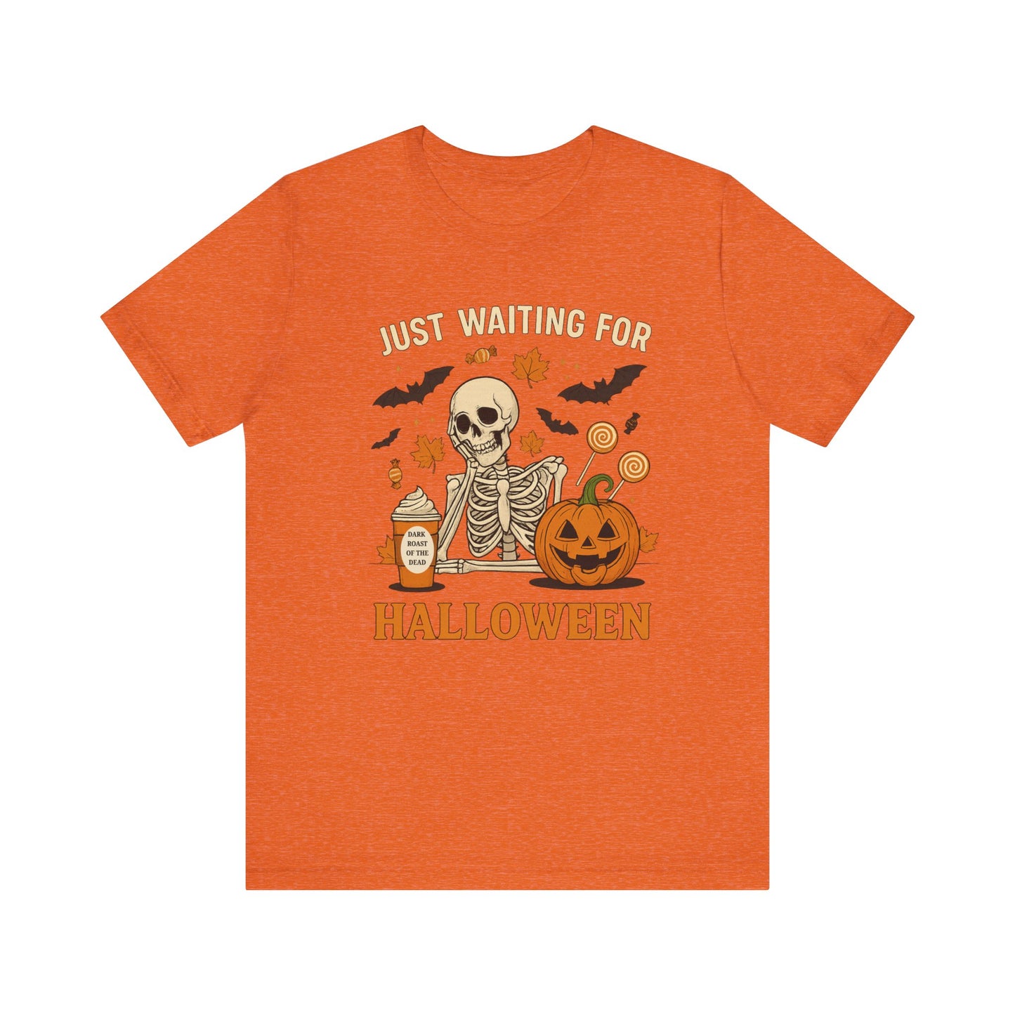 Spooky Halloween Skeleton Tee, Unisex Halloween T-Shirt, Fall Graphic Tee, Skeleton Shirt