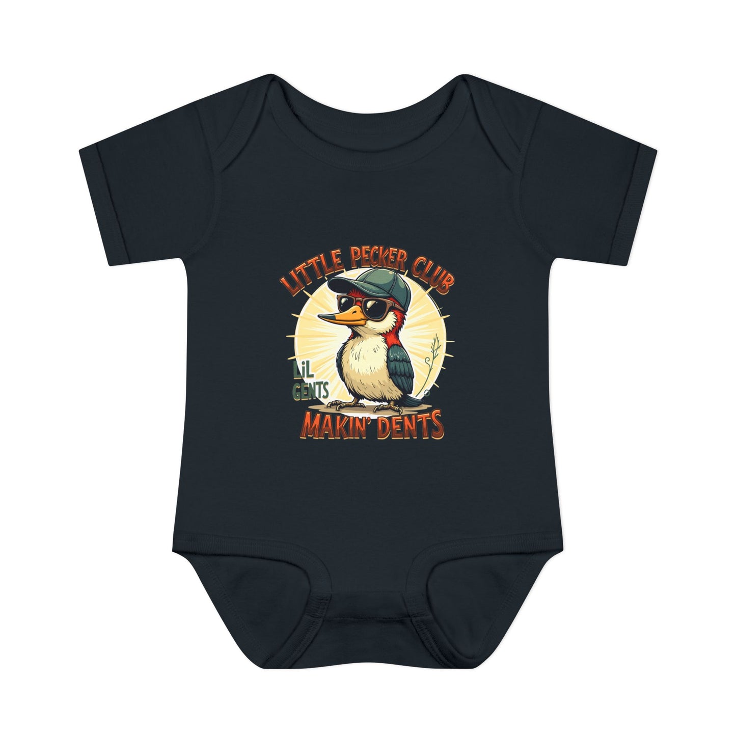 Baby Bodysuit - Little Pecker Club - Makin' Dents, Cute Infant Romper, Boys' Gift, Baby Shower, Newborn Outfit, Fun Baby Clothes