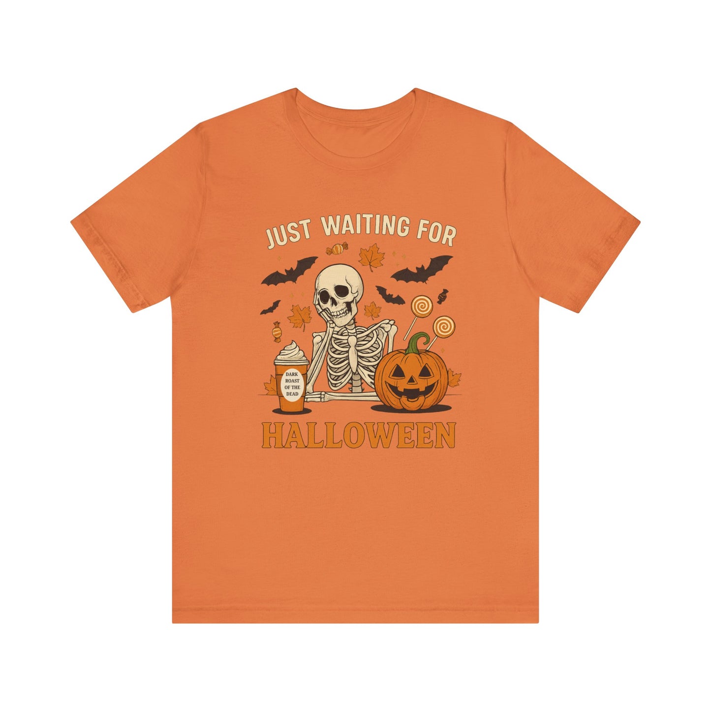 Spooky Halloween Skeleton Tee, Unisex Halloween T-Shirt, Fall Graphic Tee, Skeleton Shirt