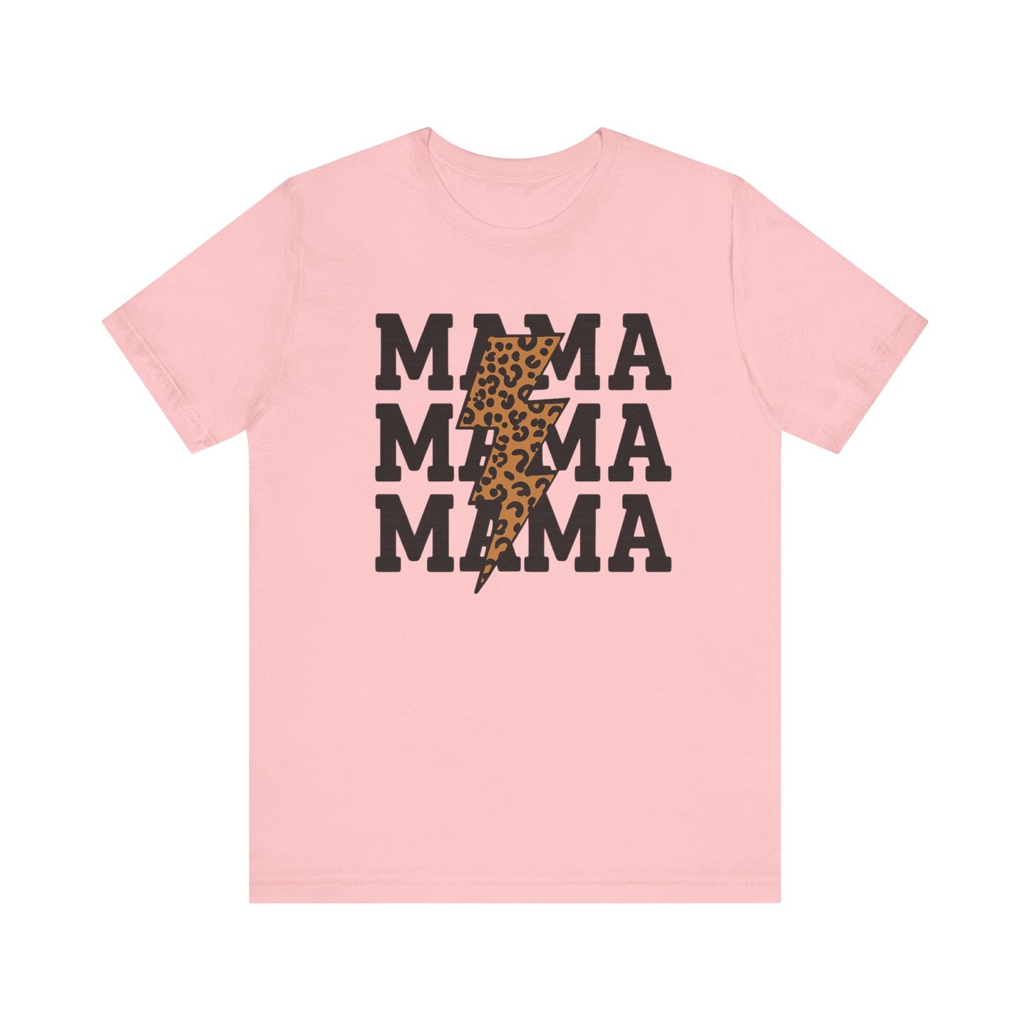 Mama Leopard Print Tee - Stylish Unisex Short Sleeve, Perfect for Mother's Day, Casual Outfits, and Everyday Wear, Gift for Moms