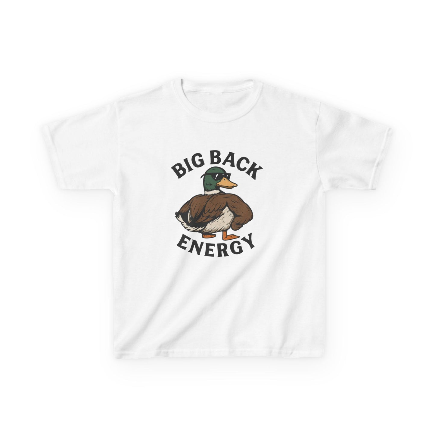 Duck-Themed Kids Tee - Big Back Energy, Fun Apparel for Kids, Birthday Gift, Playdate Essential, Summer Wear, Animal Lover Shirt