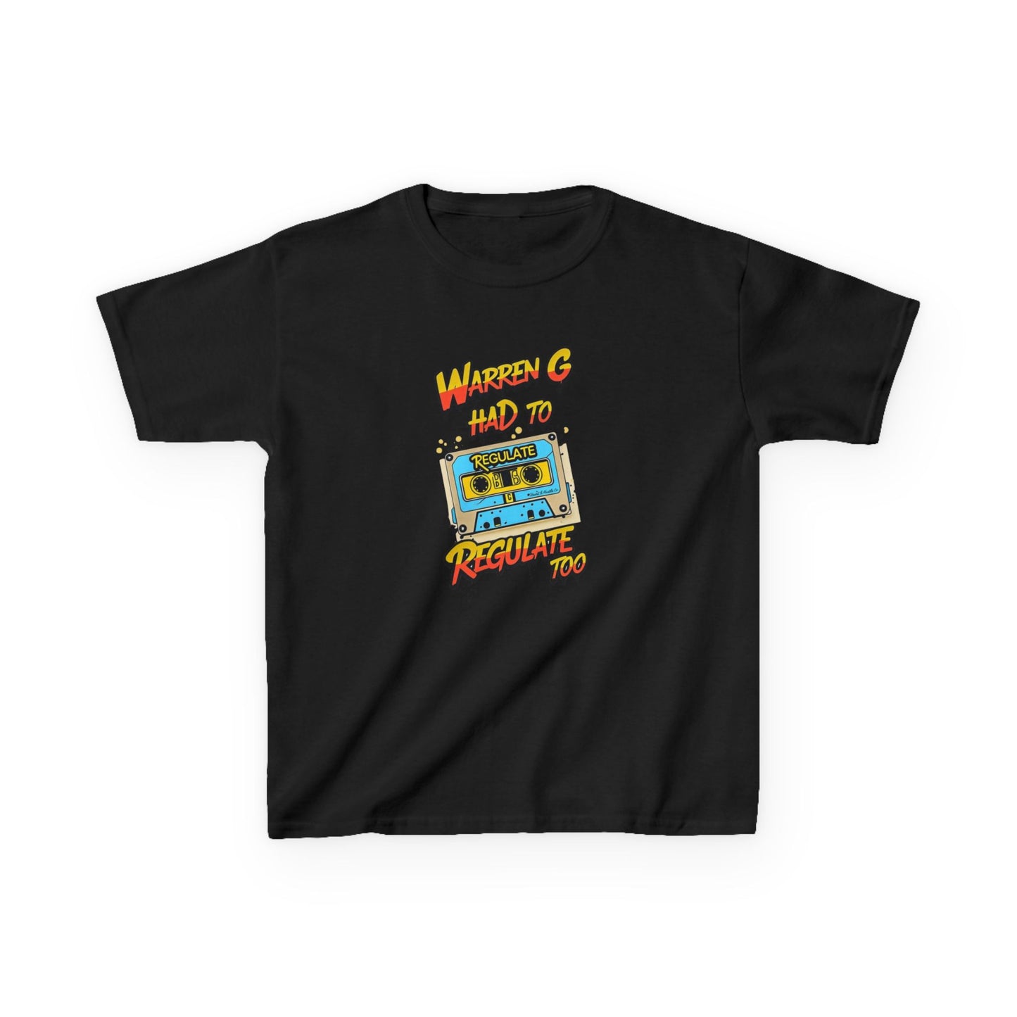 “Regulate Too” Kids Tee – Retro Hip-Hop Inspired