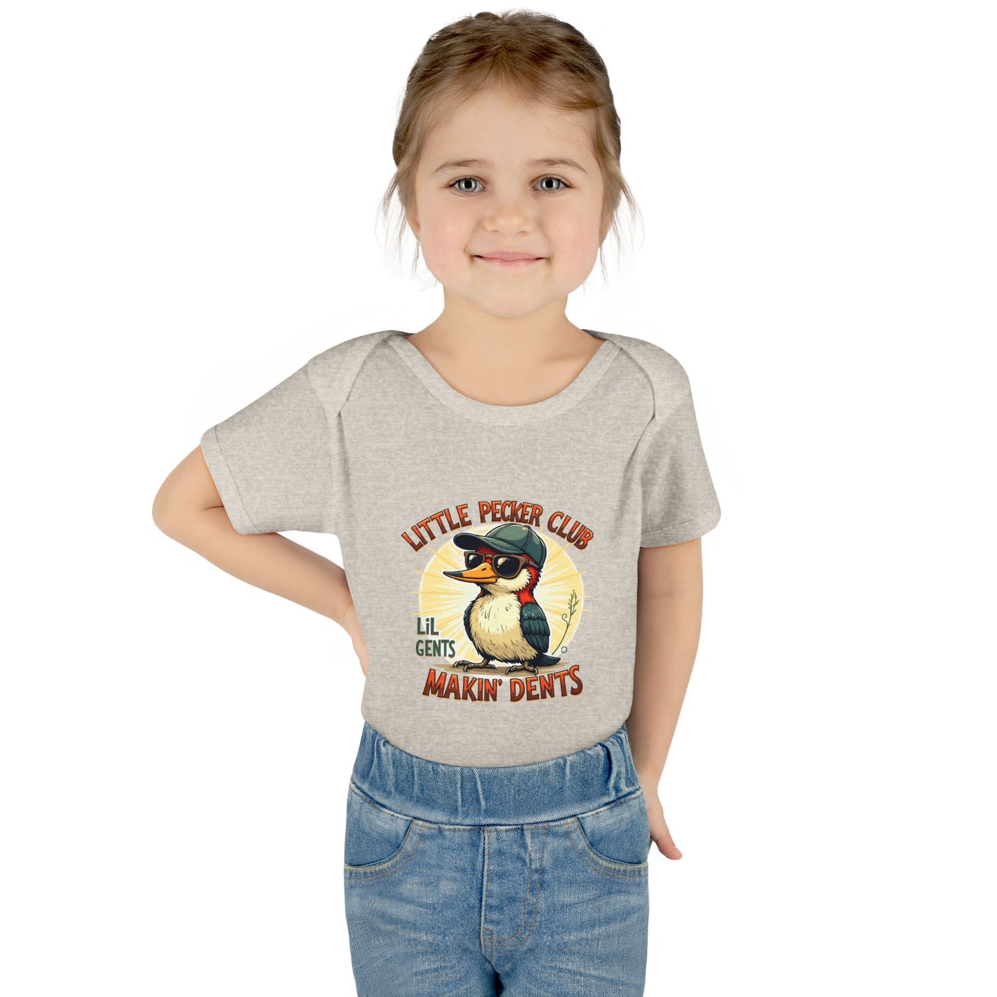 Baby Bodysuit - Little Pecker Club - Makin' Dents, Cute Infant Romper, Boys' Gift, Baby Shower, Newborn Outfit, Fun Baby Clothes
