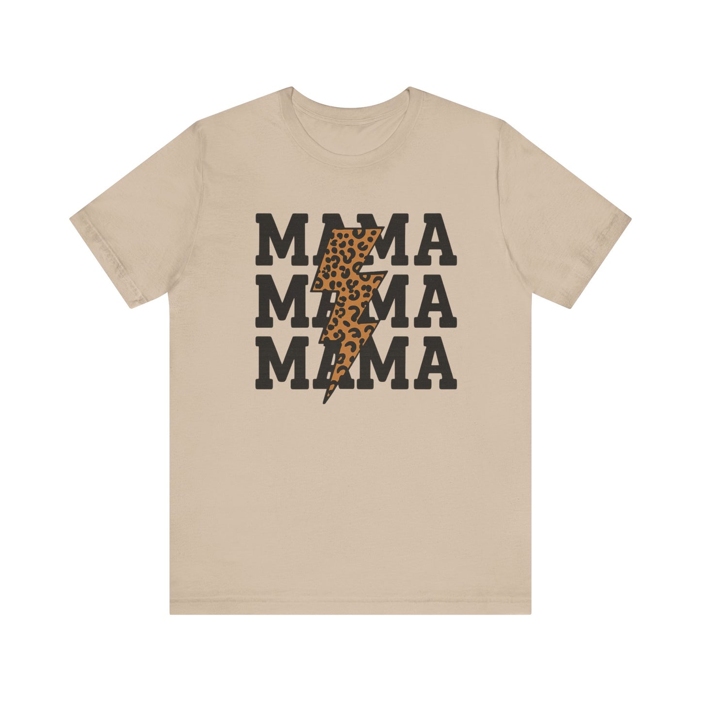 Mama Leopard Print Tee - Stylish Unisex Short Sleeve, Perfect for Mother's Day, Casual Outfits, and Everyday Wear, Gift for Moms