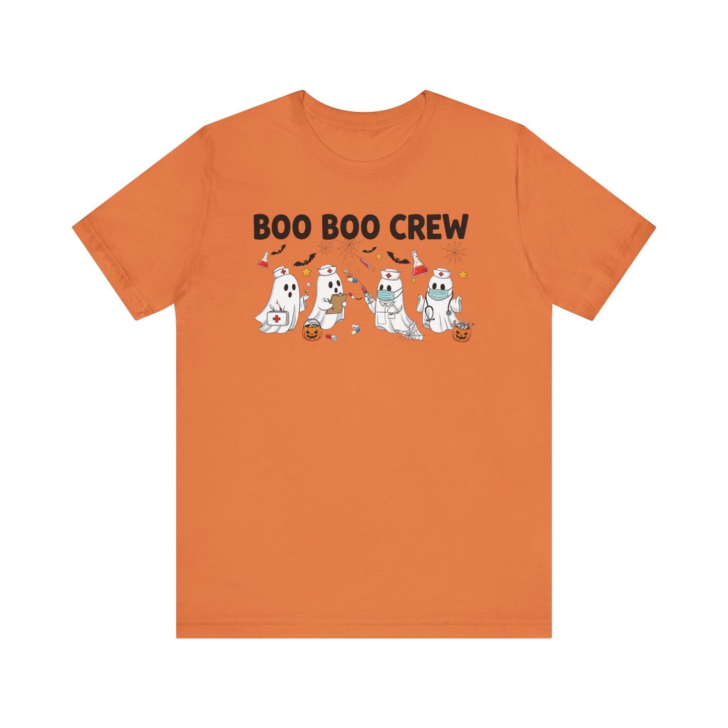 Boo Boo Crew T-Shirt - Fun Halloween Tee, Unisex Tee, Cute Ghost Shirt, Fall Fashion, Halloween Costume Top