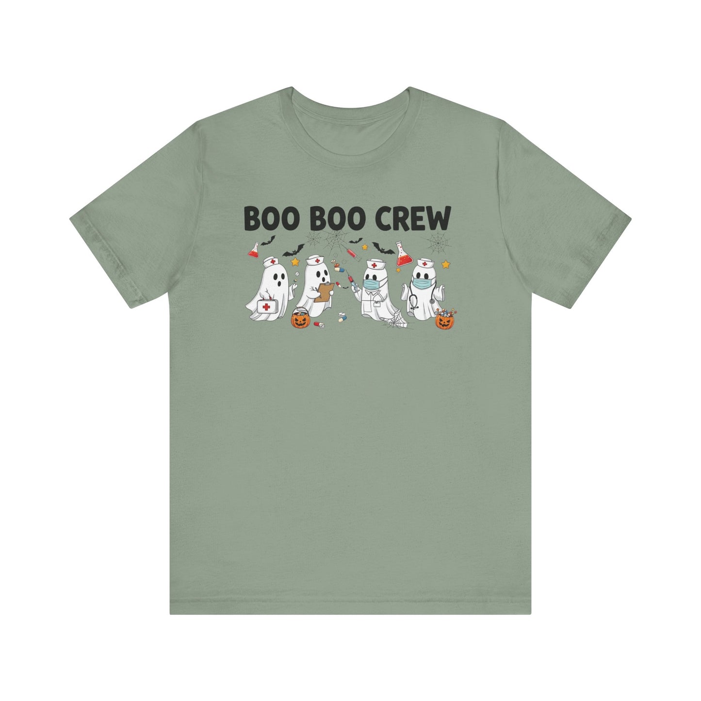 Boo Boo Crew T-Shirt - Fun Halloween Tee, Unisex Tee, Cute Ghost Shirt, Fall Fashion, Halloween Costume Top