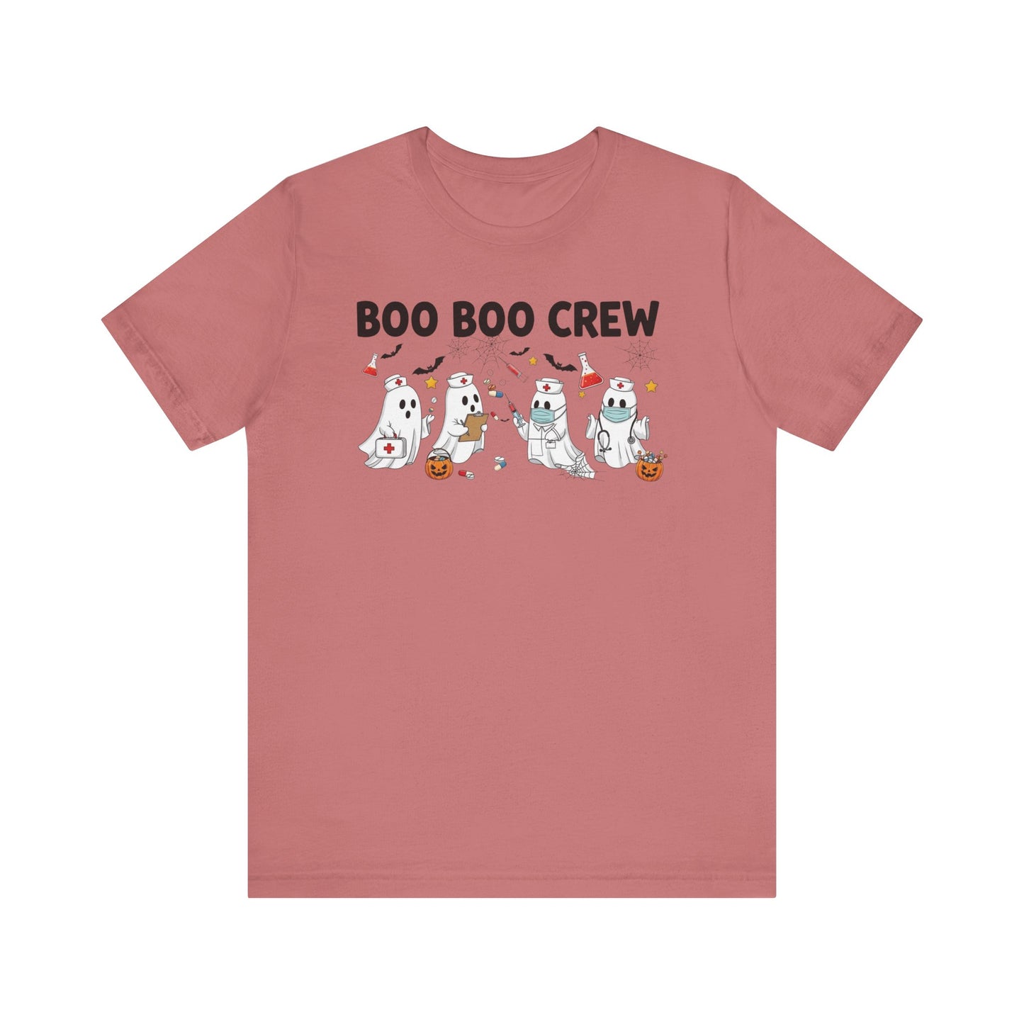 Boo Boo Crew T-Shirt - Fun Halloween Tee, Unisex Tee, Cute Ghost Shirt, Fall Fashion, Halloween Costume Top