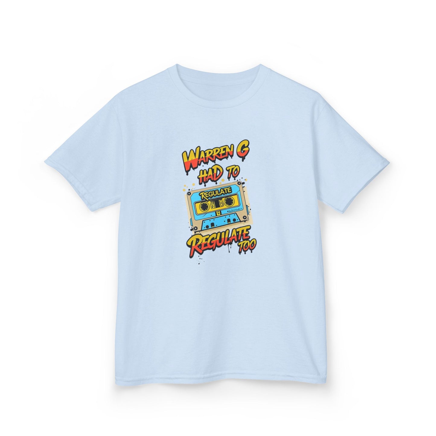 “Regulate Too” Kids Tee – Retro Hip-Hop Inspired