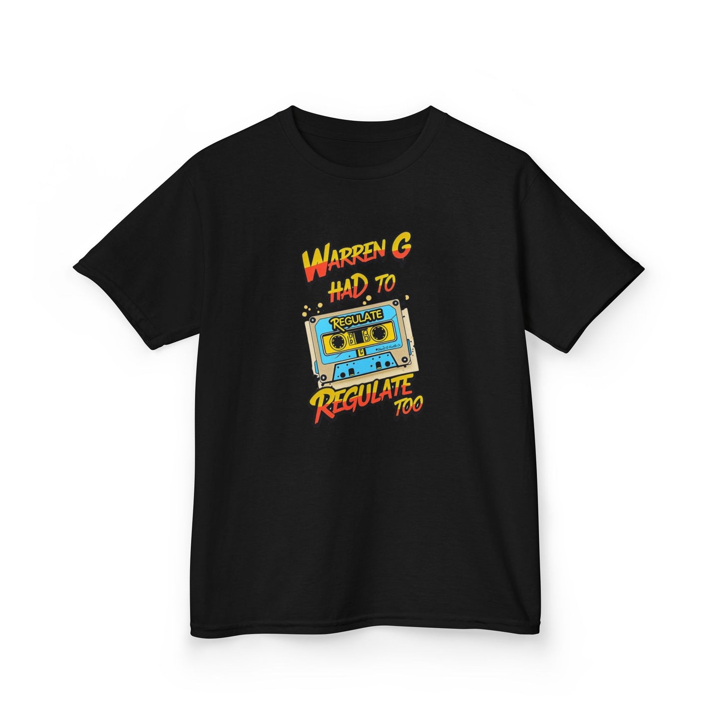 “Regulate Too” Kids Tee – Retro Hip-Hop Inspired