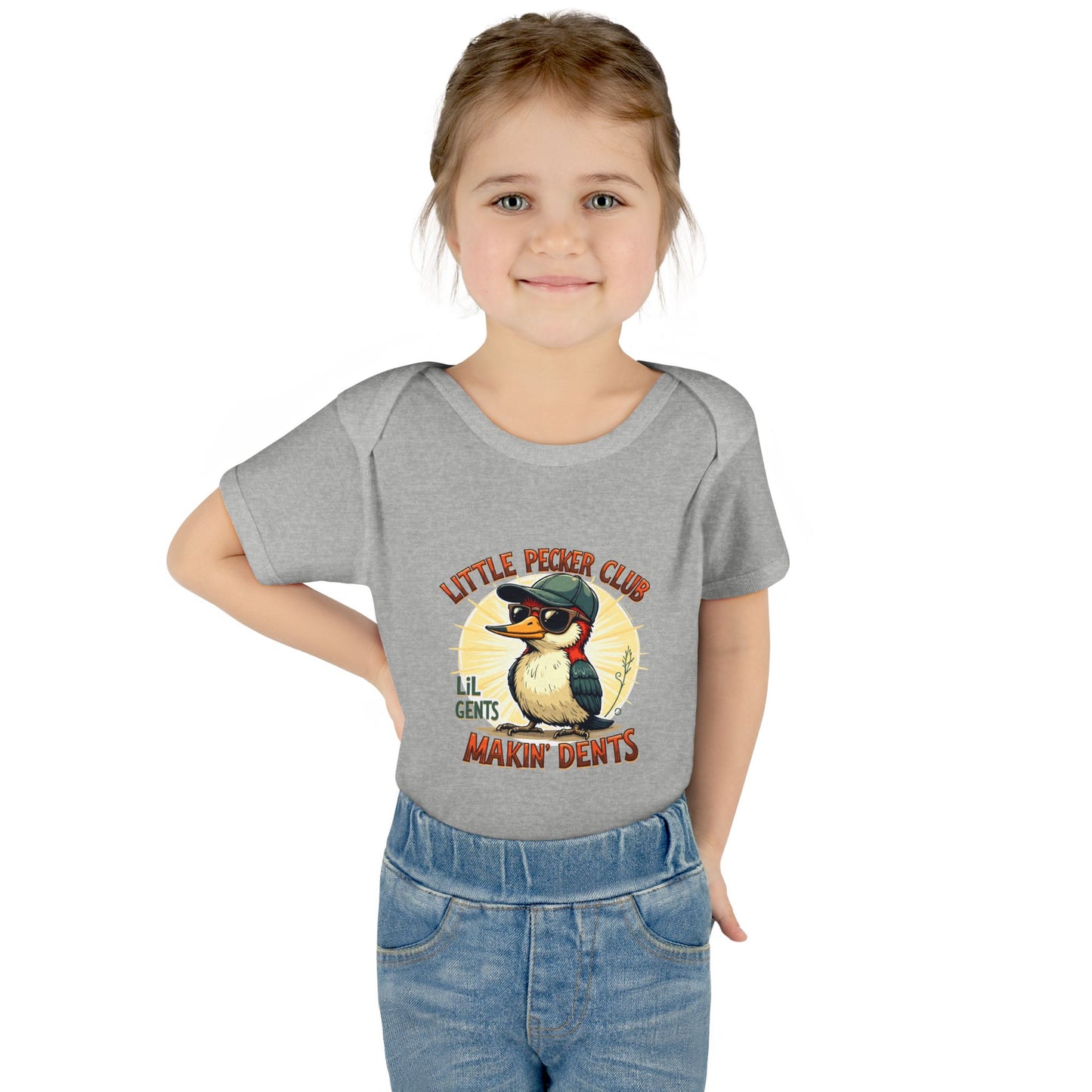 Baby Bodysuit - Little Pecker Club - Makin' Dents, Cute Infant Romper, Boys' Gift, Baby Shower, Newborn Outfit, Fun Baby Clothes
