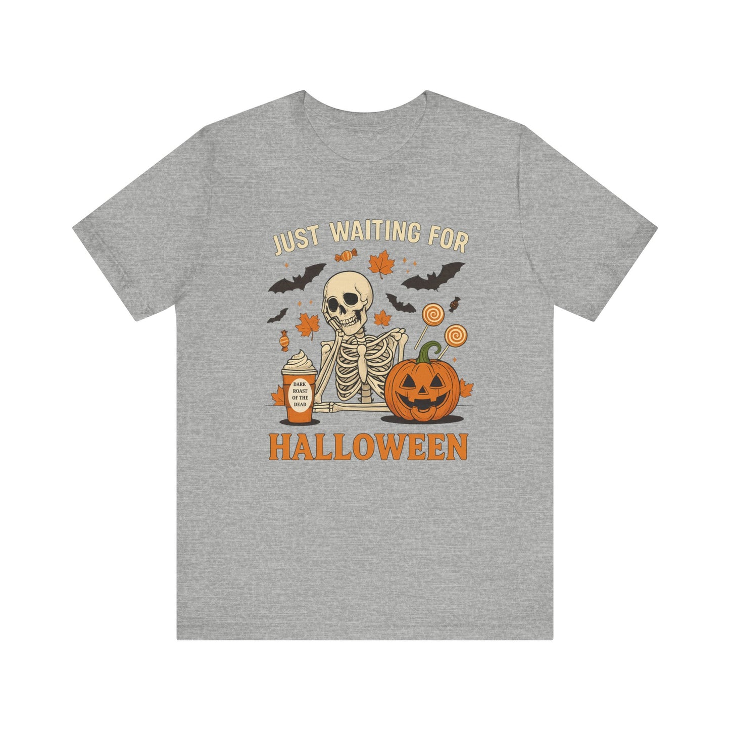 Spooky Halloween Skeleton Tee, Unisex Halloween T-Shirt, Fall Graphic Tee, Skeleton Shirt