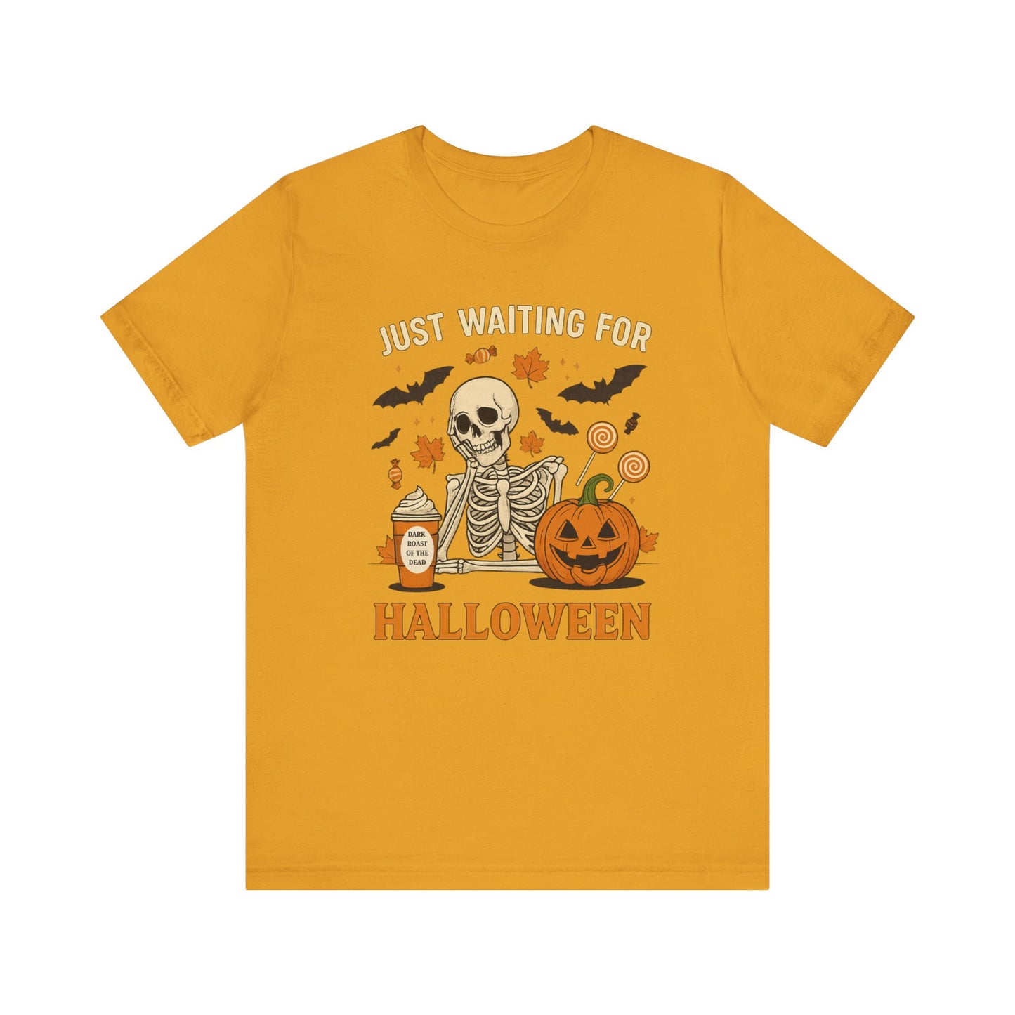 Spooky Halloween Skeleton Tee, Unisex Halloween T-Shirt, Fall Graphic Tee, Skeleton Shirt