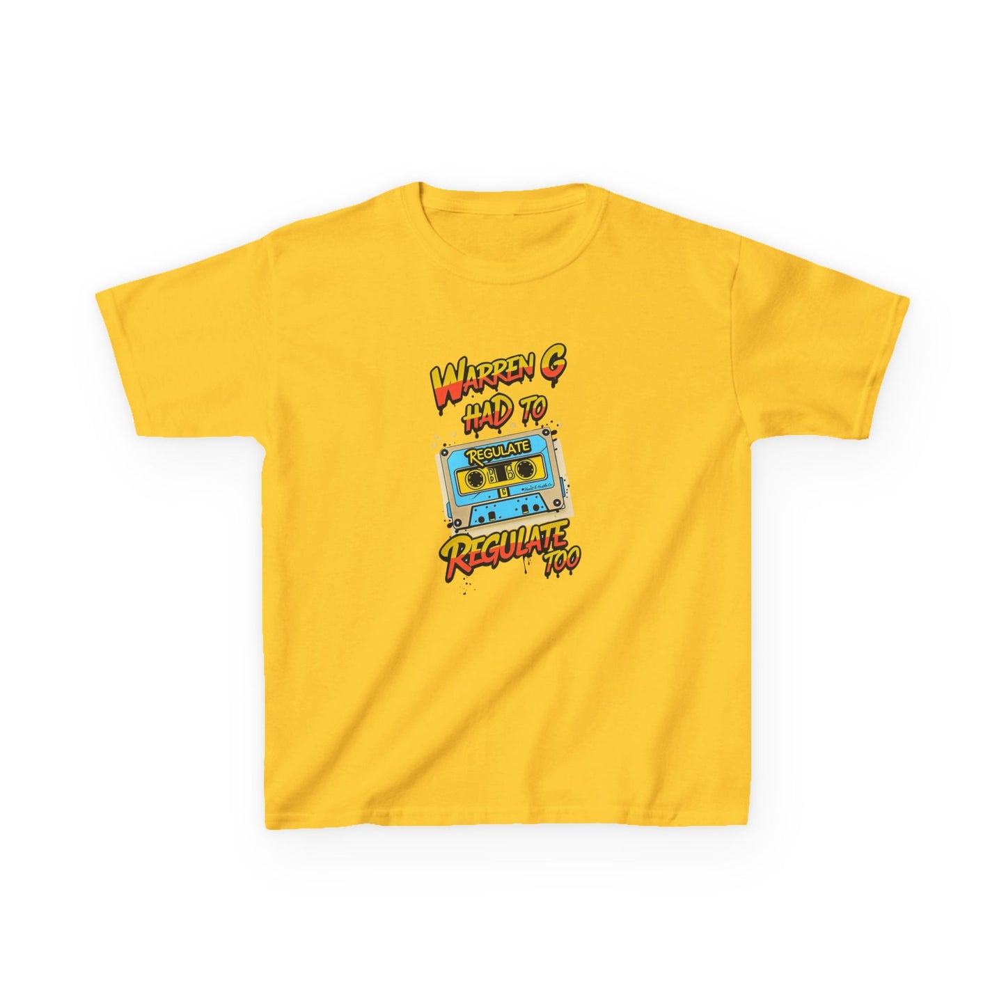 “Regulate Too” Kids Tee – Retro Hip-Hop Inspired