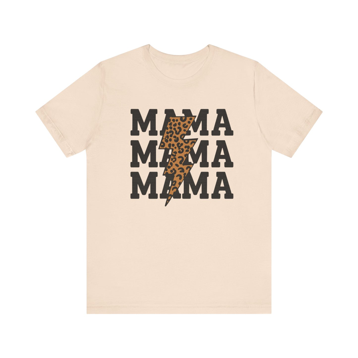 Mama Leopard Print Tee - Stylish Unisex Short Sleeve, Perfect for Mother's Day, Casual Outfits, and Everyday Wear, Gift for Moms