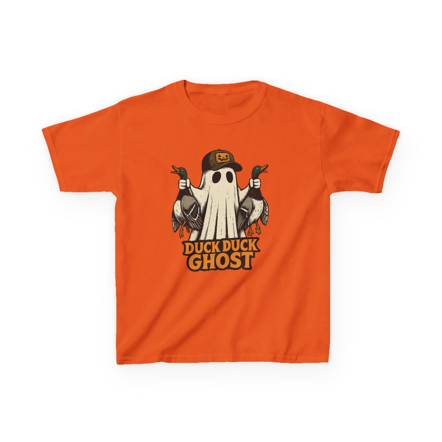 Halloween Kids Tee, Duck Duck Ghost T-Shirt, Fun Halloween Apparel, Perfect for Trick or Treating, Cute Ghost Shirt