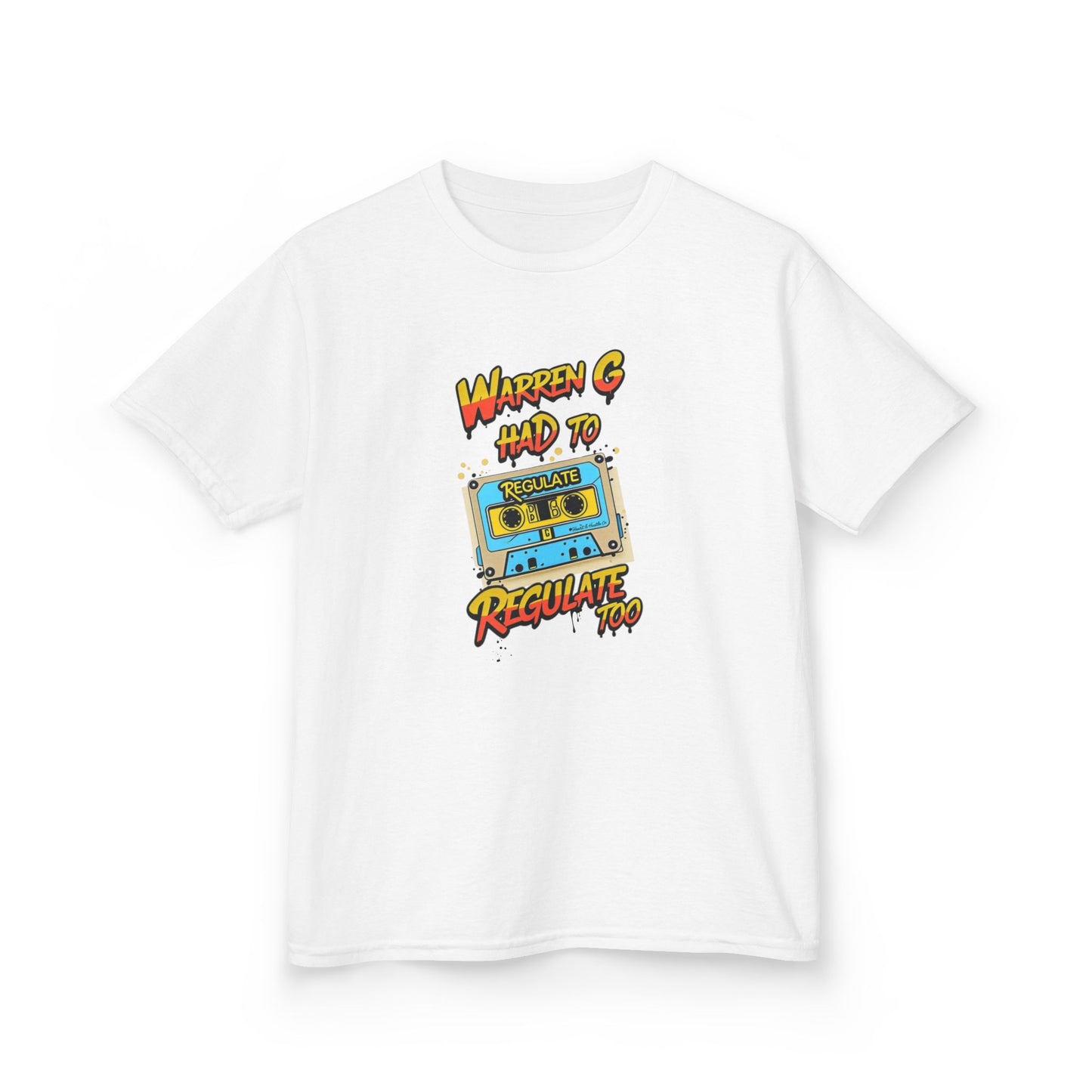 “Regulate Too” Kids Tee – Retro Hip-Hop Inspired