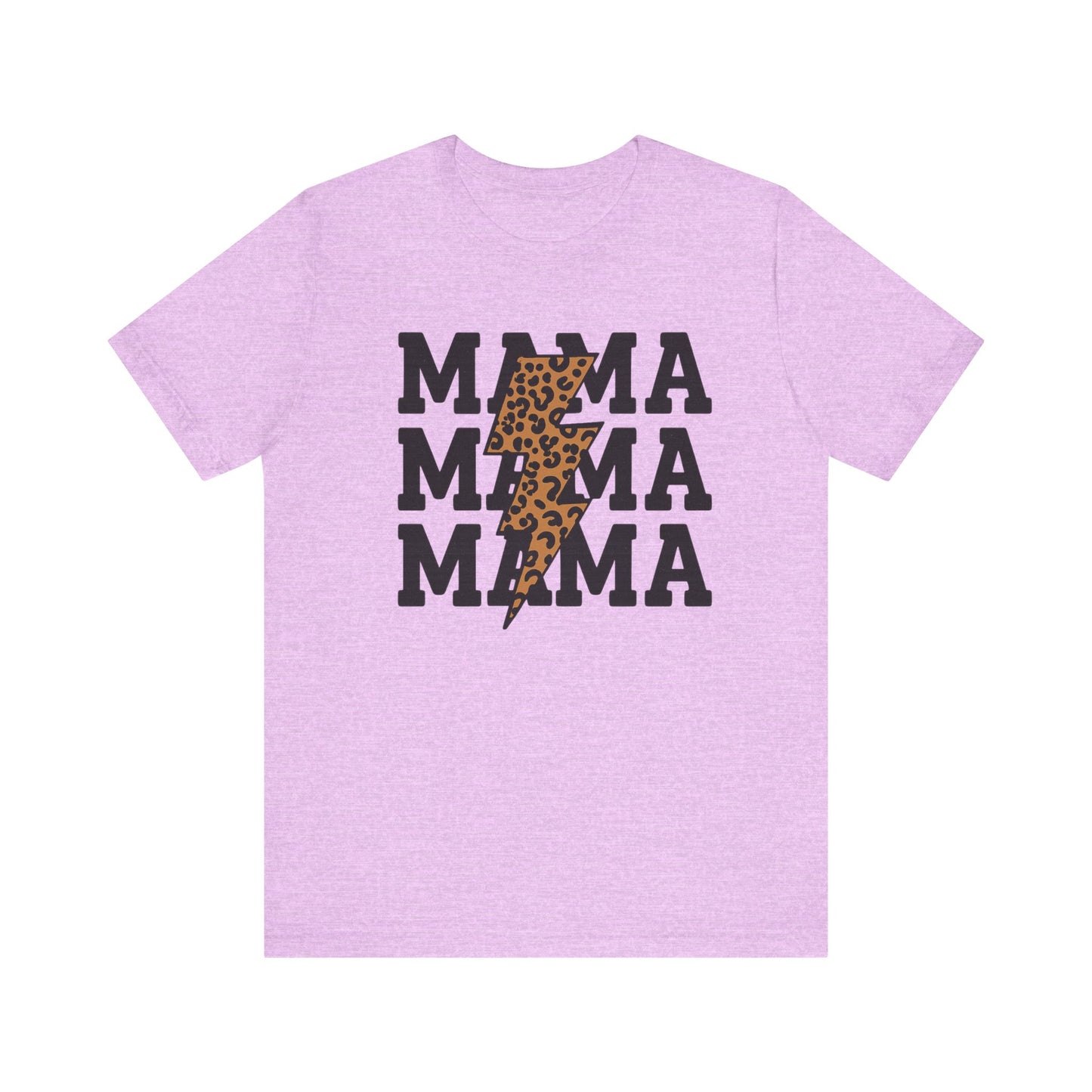 Mama Leopard Print Tee - Stylish Unisex Short Sleeve, Perfect for Mother's Day, Casual Outfits, and Everyday Wear, Gift for Moms