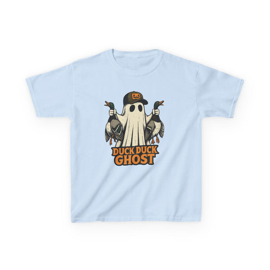 Halloween Kids Tee, Duck Duck Ghost T-Shirt, Fun Halloween Apparel, Perfect for Trick or Treating, Cute Ghost Shirt