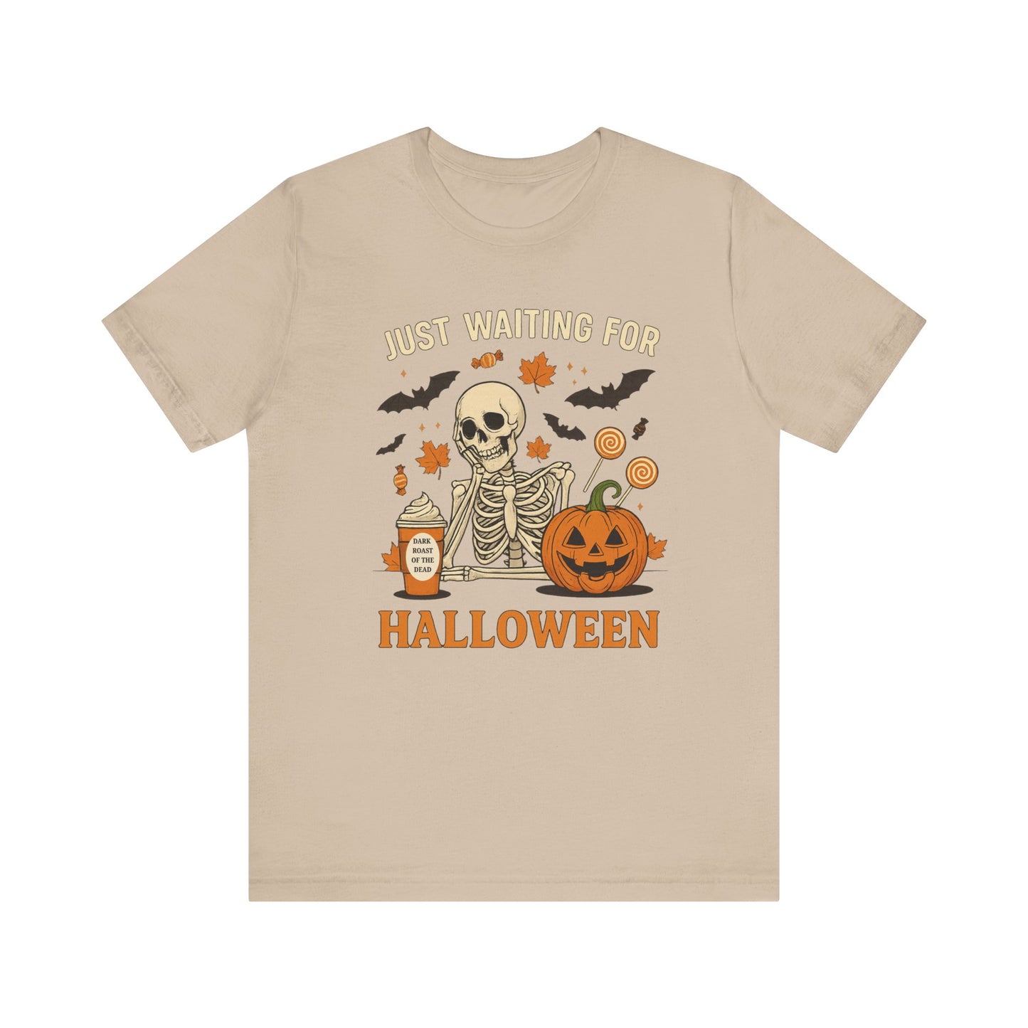 Spooky Halloween Skeleton Tee, Unisex Halloween T-Shirt, Fall Graphic Tee, Skeleton Shirt