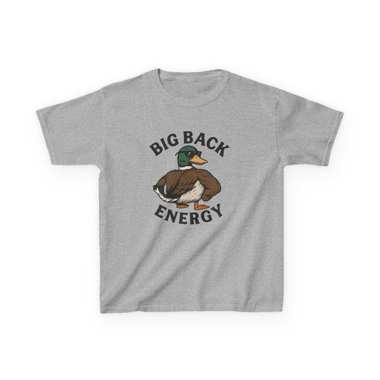Duck-Themed Kids Tee - Big Back Energy, Fun Apparel for Kids, Birthday Gift, Playdate Essential, Summer Wear, Animal Lover Shirt